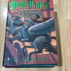 Warner Bros. Harry Potter Book with Green and Purple Cover